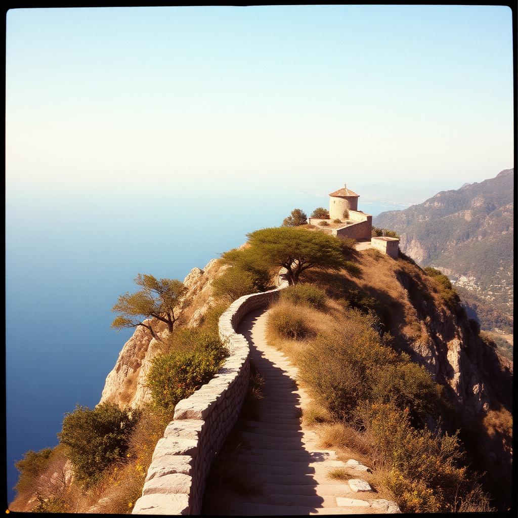 Day two — the Path of the Gods above the coast.