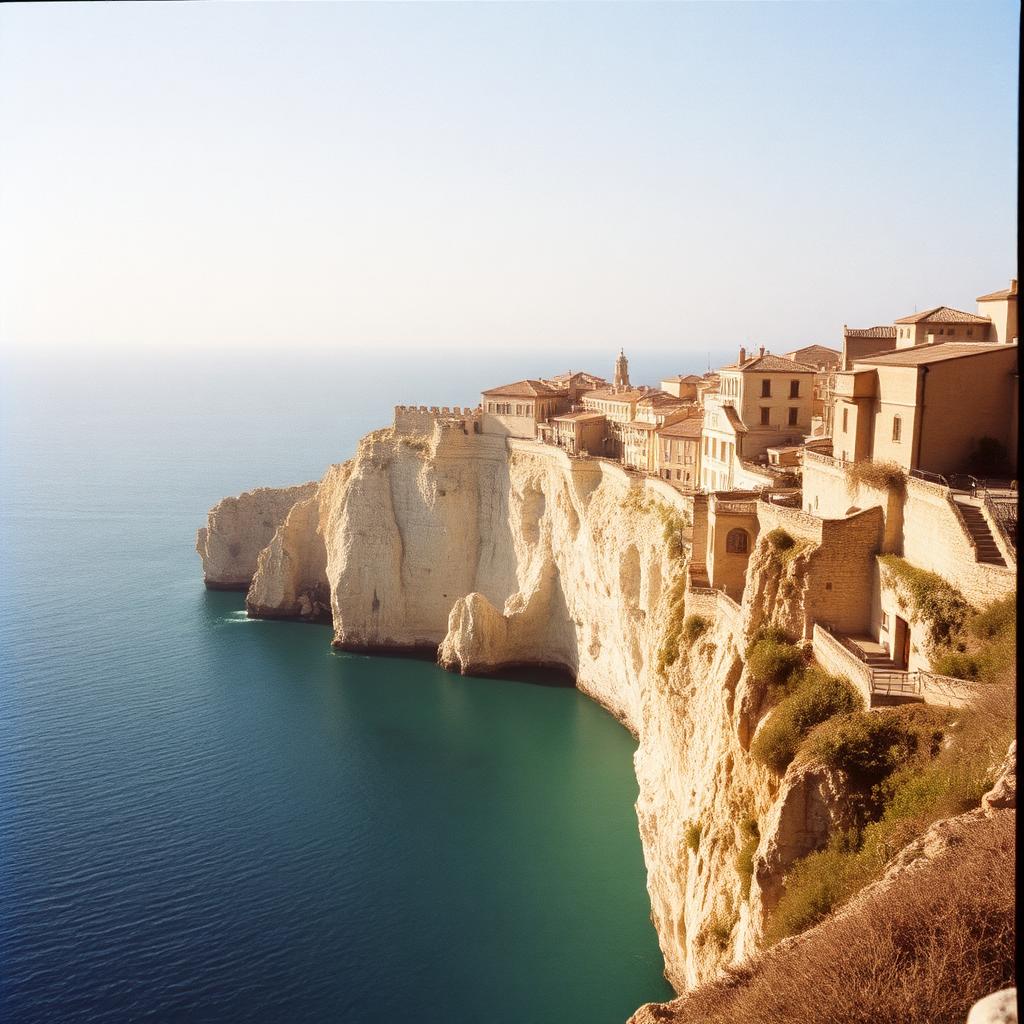 Day four — Bonifacio, suspended above the strait.