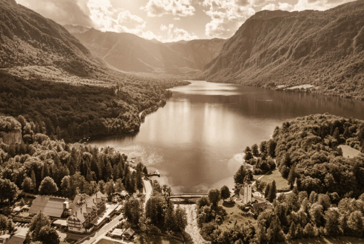 Day one — Lake Bohinj in the early morning.